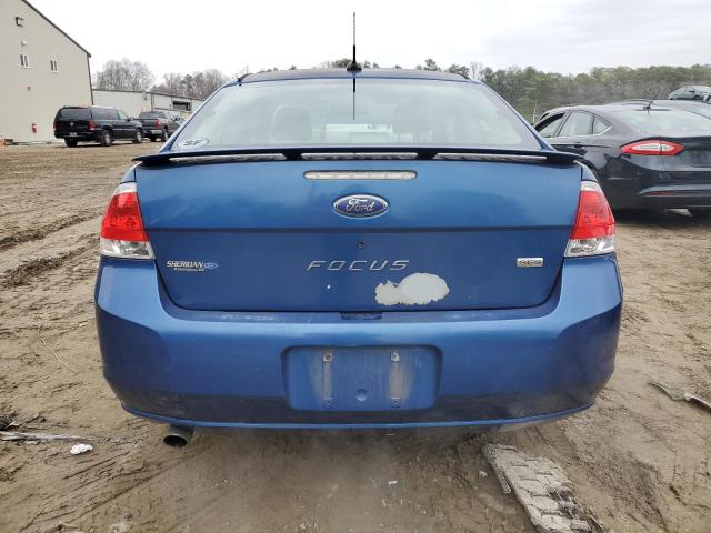 1FAHP33NX8W264221 - 2008 FORD FOCUS SE BLUE photo 6