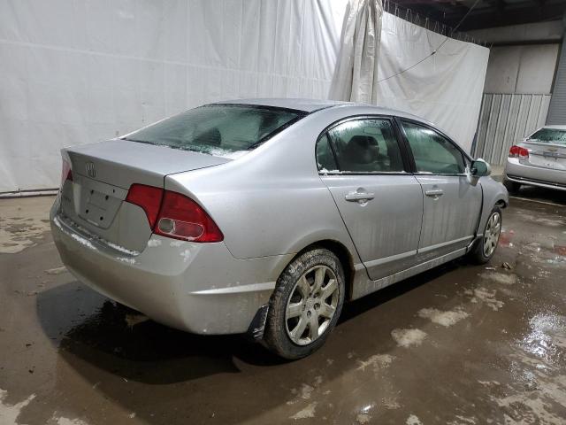 2HGFA16527H307094 - 2007 HONDA CIVIC LX SILVER photo 3