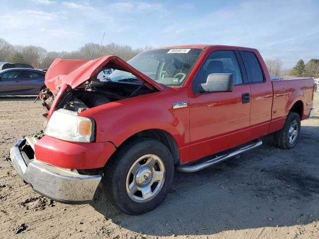 1FTRX12W65NB19160 - 2005 FORD F150 RED photo 1