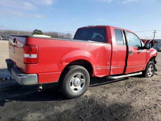 1FTRX12W65NB19160 - 2005 FORD F150 RED photo 3