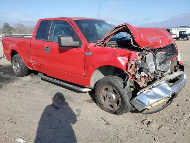 1FTRX12W65NB19160 - 2005 FORD F150 RED photo 4