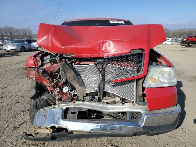 1FTRX12W65NB19160 - 2005 FORD F150 RED photo 5