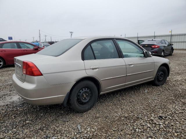 2HGES26741H565432 - 2001 HONDA CIVIC EX BEIGE photo 3