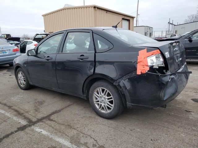 1FAHP35N69W254767 - 2009 FORD FOCUS SE BLACK photo 2