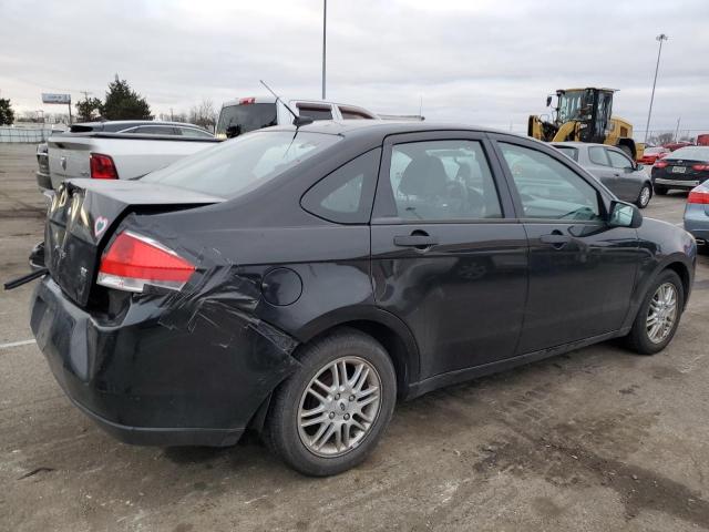 1FAHP35N69W254767 - 2009 FORD FOCUS SE BLACK photo 3