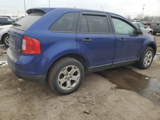 2FMDK4GC2DBE17350 - 2013 FORD EDGE SE BLUE photo 3