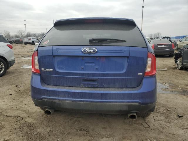 2FMDK4GC2DBE17350 - 2013 FORD EDGE SE BLUE photo 6