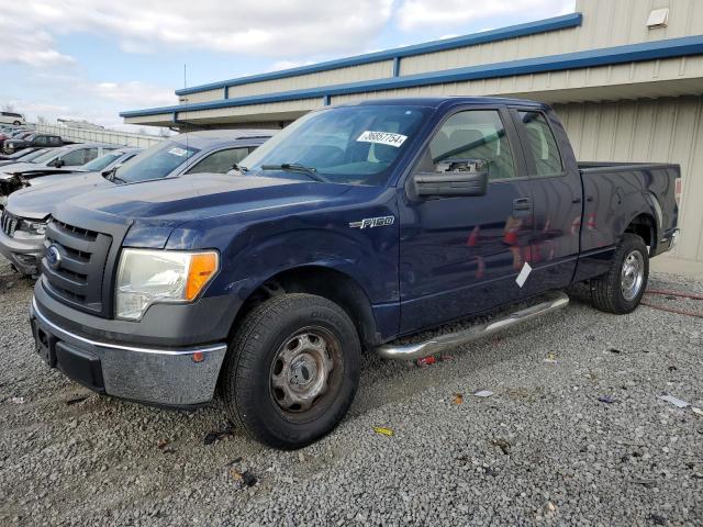 1FTEX1CM5BKE04666 - 2011 FORD F150 SUPER CAB BLUE photo 1