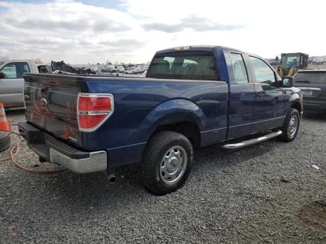 1FTEX1CM5BKE04666 - 2011 FORD F150 SUPER CAB BLUE photo 3