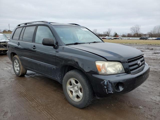 JTEGD21A060142259 - 2006 TOYOTA HIGHLANDER BLACK photo 4