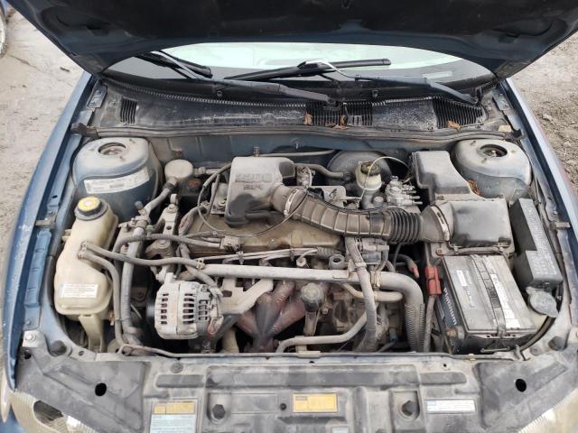 1G1JC5245W7164507 - 1998 CHEVROLET CAVALIER BLUE photo 11