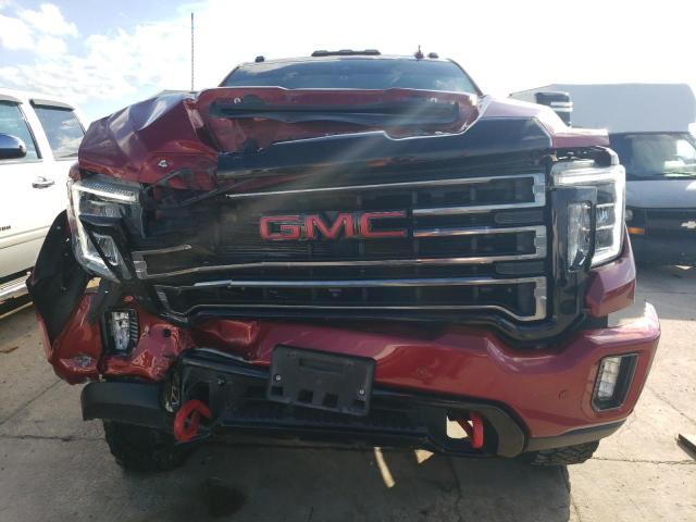 1GT49PEY9MF143160 - 2021 GMC SIERRA K2500 AT4 BURGUNDY photo 5