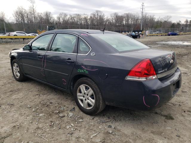 2G1WB58K489157533 - 2008 CHEVROLET IMPALA LS BLUE photo 2