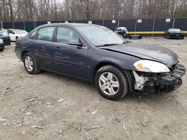 2G1WB58K489157533 - 2008 CHEVROLET IMPALA LS BLUE photo 4