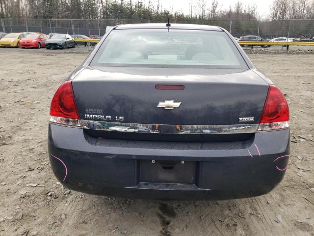 2G1WB58K489157533 - 2008 CHEVROLET IMPALA LS BLUE photo 6