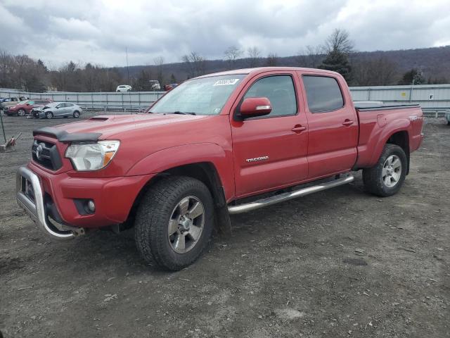 3TMMU4FN2EM064142 - 2014 TOYOTA TACOMA DOUBLE CAB LONG BED RED photo 1