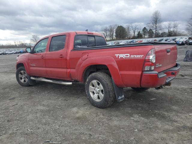 3TMMU4FN2EM064142 - 2014 TOYOTA TACOMA DOUBLE CAB LONG BED RED photo 2