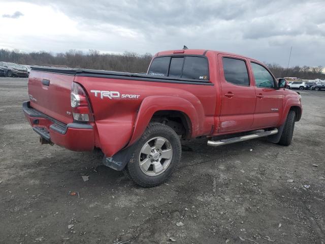 3TMMU4FN2EM064142 - 2014 TOYOTA TACOMA DOUBLE CAB LONG BED RED photo 3