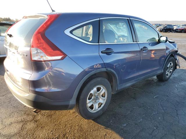 2HKRM4H33DH601591 - 2013 HONDA CR-V LX BLUE photo 3