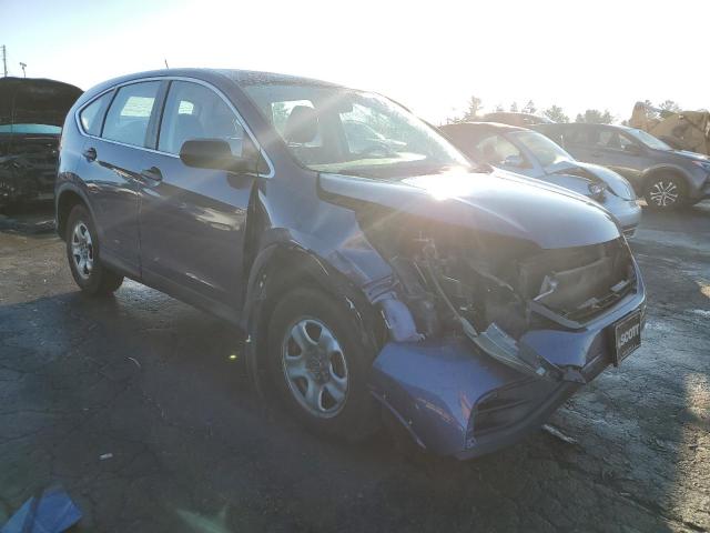 2HKRM4H33DH601591 - 2013 HONDA CR-V LX BLUE photo 4