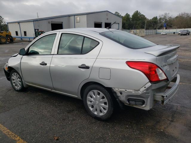 3N1CN7APXFL816750 - 2015 NISSAN VERSA S SILVER photo 2