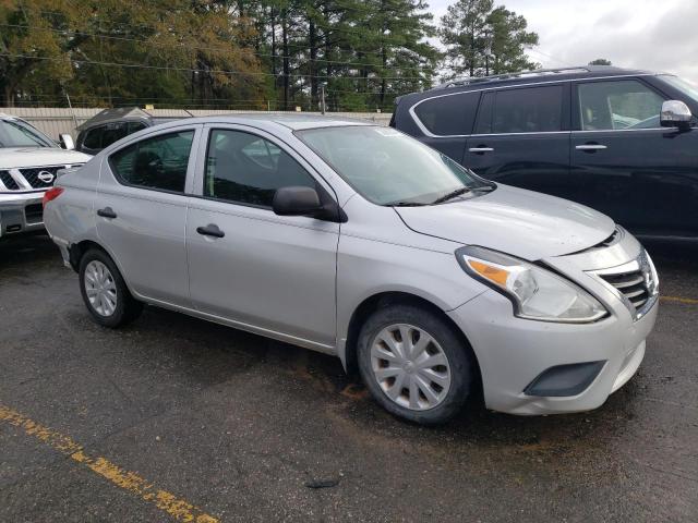 3N1CN7APXFL816750 - 2015 NISSAN VERSA S SILVER photo 4