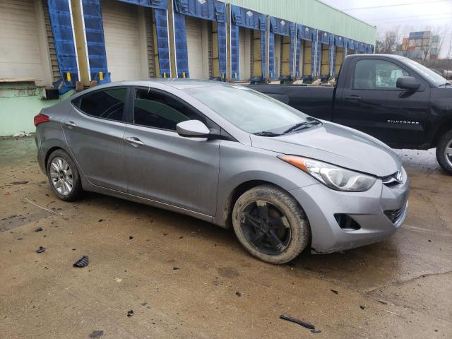 KMHDH4AE6CU186406 - 2012 HYUNDAI ELANTRA GLS GRAY photo 4