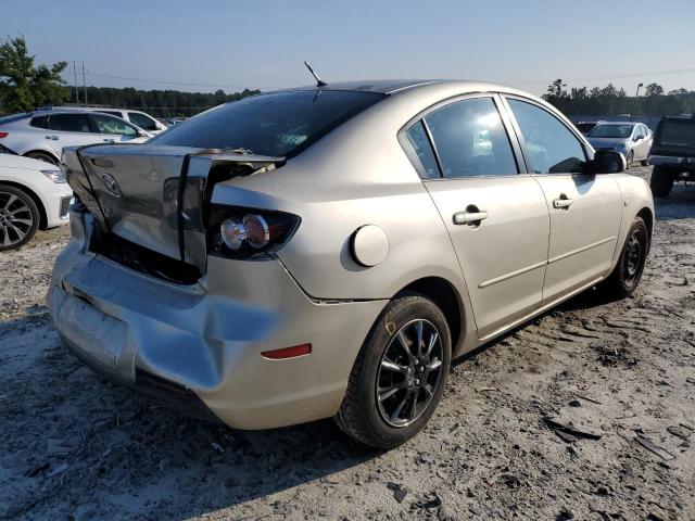 JM1BK12F371738406 - 2007 MAZDA 3 I BEIGE photo 3