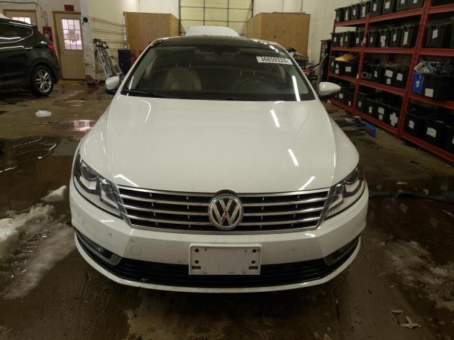 WVWGU7AN7FE827124 - 2015 VOLKSWAGEN CC VR6 4MOTION WHITE photo 5