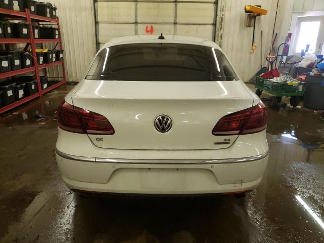 WVWGU7AN7FE827124 - 2015 VOLKSWAGEN CC VR6 4MOTION WHITE photo 6