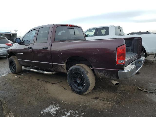 1D7HU18D35S108523 - 2005 DODGE RAM 1500 ST BURGUNDY photo 2