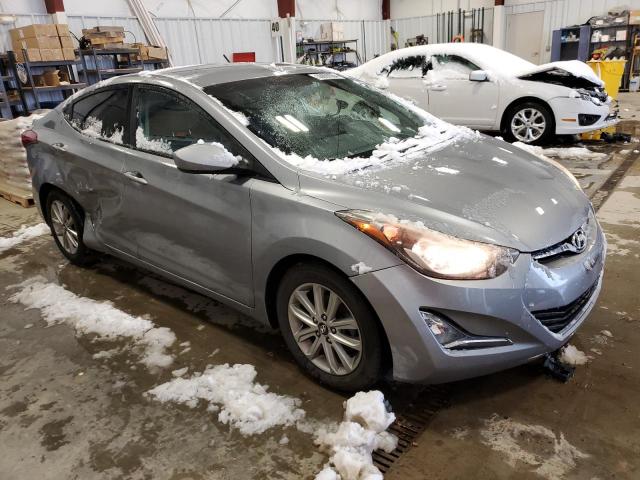 KMHDH4AE5EU143615 - 2014 HYUNDAI ELANTRA SE SILVER photo 4