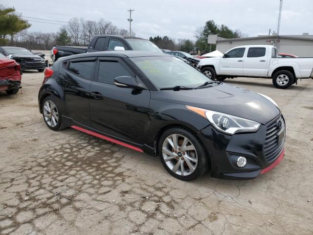 KMHTC6AE8DU164365 - 2013 HYUNDAI VELOSTER TURBO BLACK photo 4