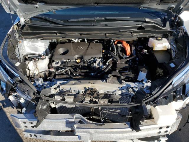 5TDJSKFC4MS008763 - 2021 TOYOTA SIENNA XLE SILVER photo 12