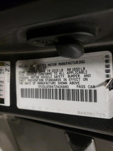 5Y2SL65847Z426880 - 2007 PONTIAC VIBE GRAY photo 12