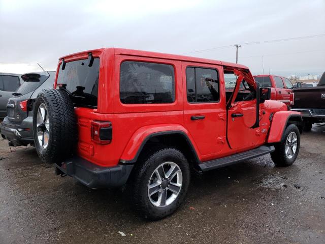 1C4HJXEN1JW147648 - 2018 JEEP WRANGLER U SAHARA RED photo 3