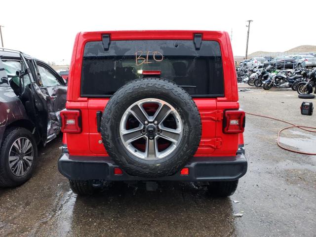 1C4HJXEN1JW147648 - 2018 JEEP WRANGLER U SAHARA RED photo 6