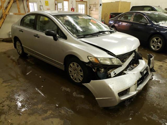 2HGFA16399H325870 - 2009 HONDA CIVIC VP SILVER photo 4