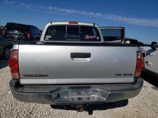 3TMJU62N48M062935 - 2008 TOYOTA TACOMA DOUBLE CAB PRERUNNER SILVER photo 6