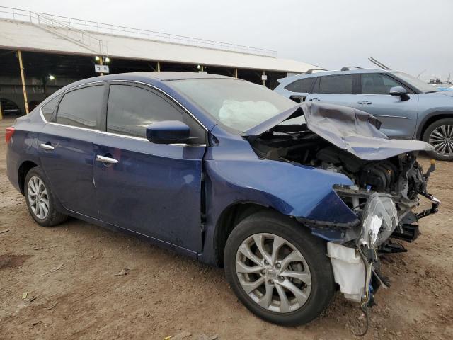 3N1AB7AP2KY373281 - 2019 NISSAN SENTRA S BLUE photo 4