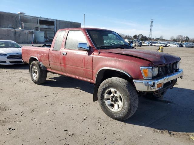 JT4VN13G6P5113356 - 1993 TOYOTA PICKUP 1/2 TON EXTRA LONG WHEELBASE SR5 RED photo 4