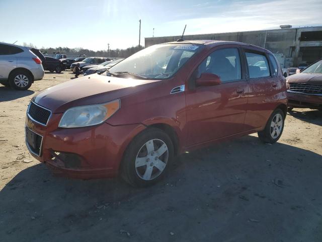 KL1TD6DE3AB124304 - 2010 CHEVROLET AVEO LS RED photo 1