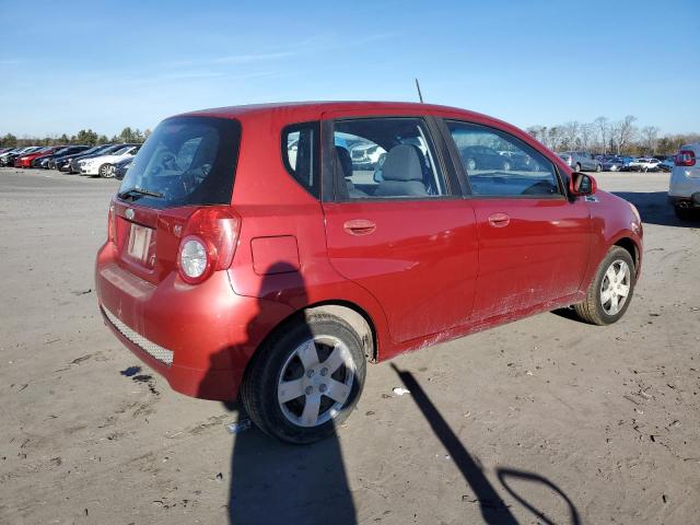 KL1TD6DE3AB124304 - 2010 CHEVROLET AVEO LS RED photo 3