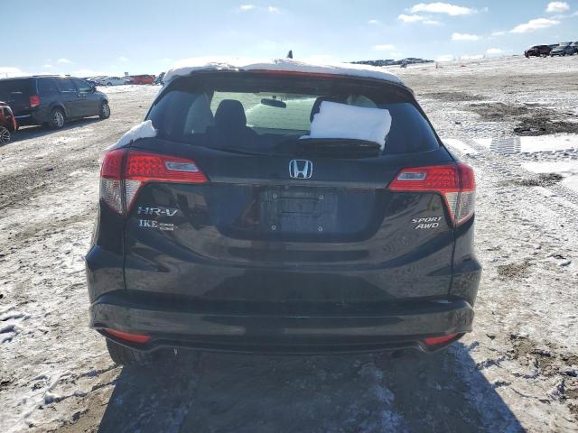 3CZRU6H16KG734601 - 2019 HONDA HR-V SPORT BLACK photo 6