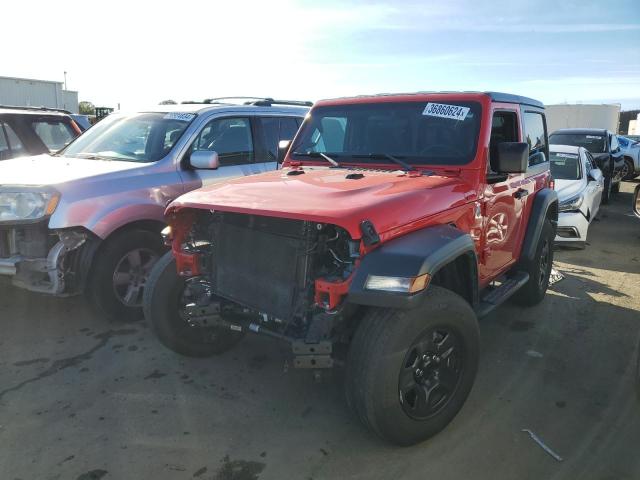 1C4GJXAG4KW645461 - 2019 JEEP WRANGLER SPORT RED photo 1