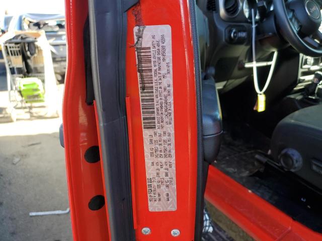 1C4GJXAG4KW645461 - 2019 JEEP WRANGLER SPORT RED photo 14