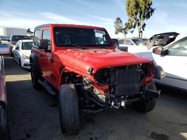 1C4GJXAG4KW645461 - 2019 JEEP WRANGLER SPORT RED photo 4