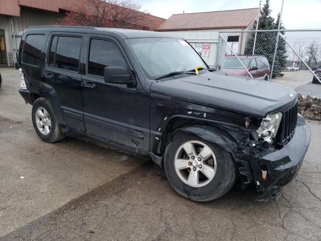 1C4PJMAK5CW177325 - 2012 JEEP LIBERTY SPORT BLACK photo 4