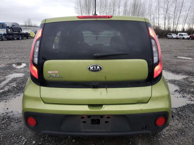 KNDJN2A2XK7917085 - 2019 KIA SOUL GREEN photo 6