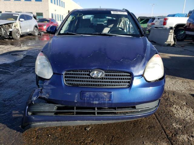 KMHCN46C88U241456 - 2008 HYUNDAI ACCENT GLS BLUE photo 5